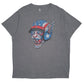 Mens Grey Celebrate Patriotic Graphic Short Sleeve T Shirt