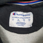 Mens Grey Champion Spellout Hoodie Jumper
