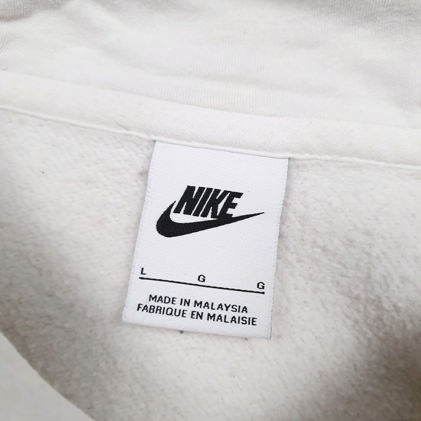 Mens White Nike  Hoodie Jumper