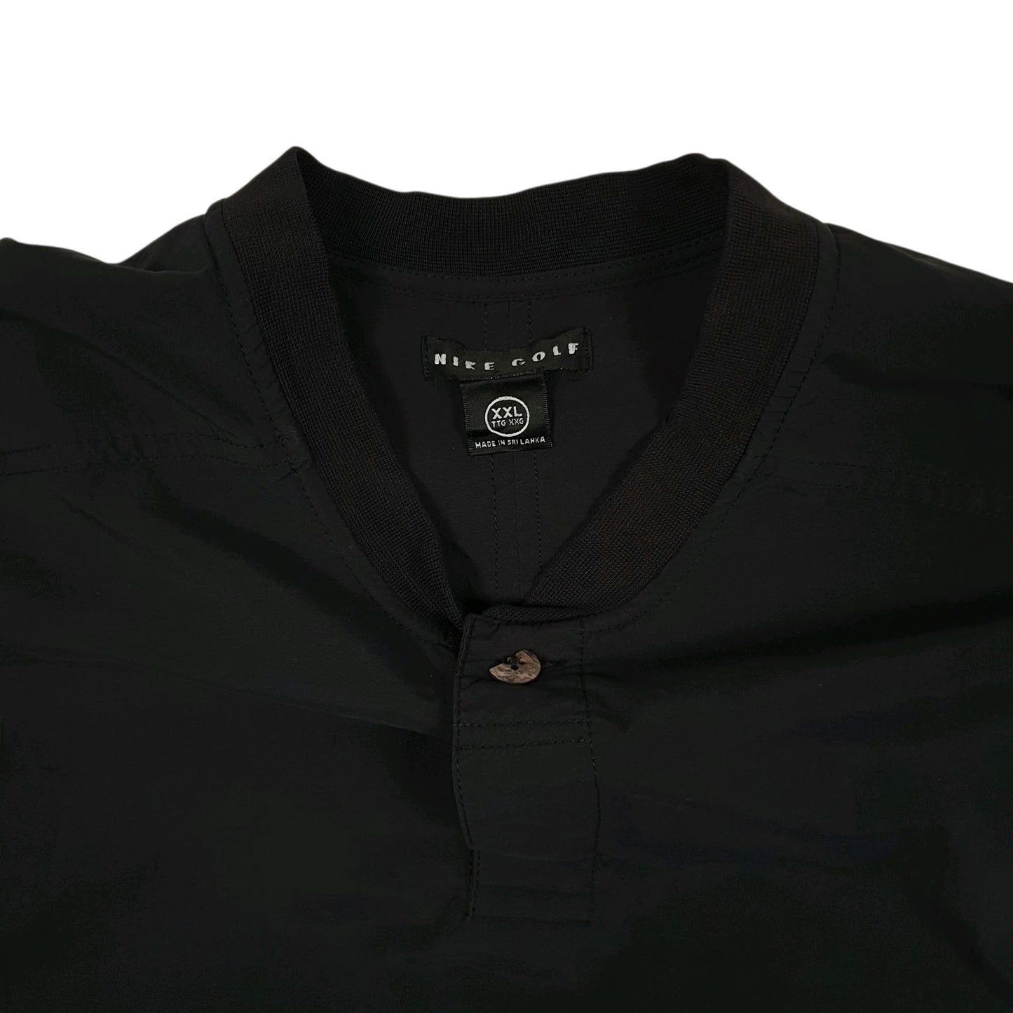 Mens Black Nike Golf Pullover  Coat