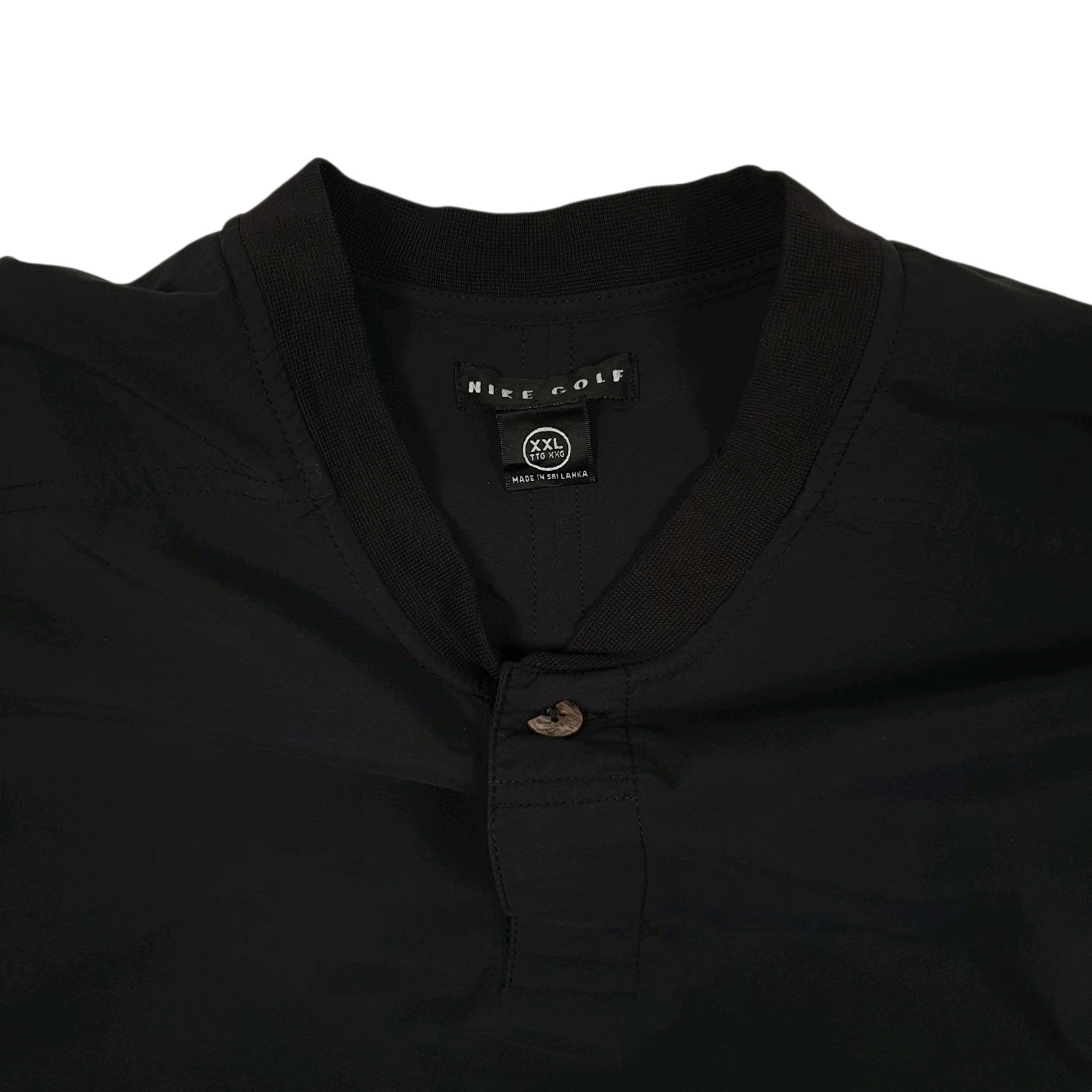 Mens Black Nike Golf Pullover  Coat