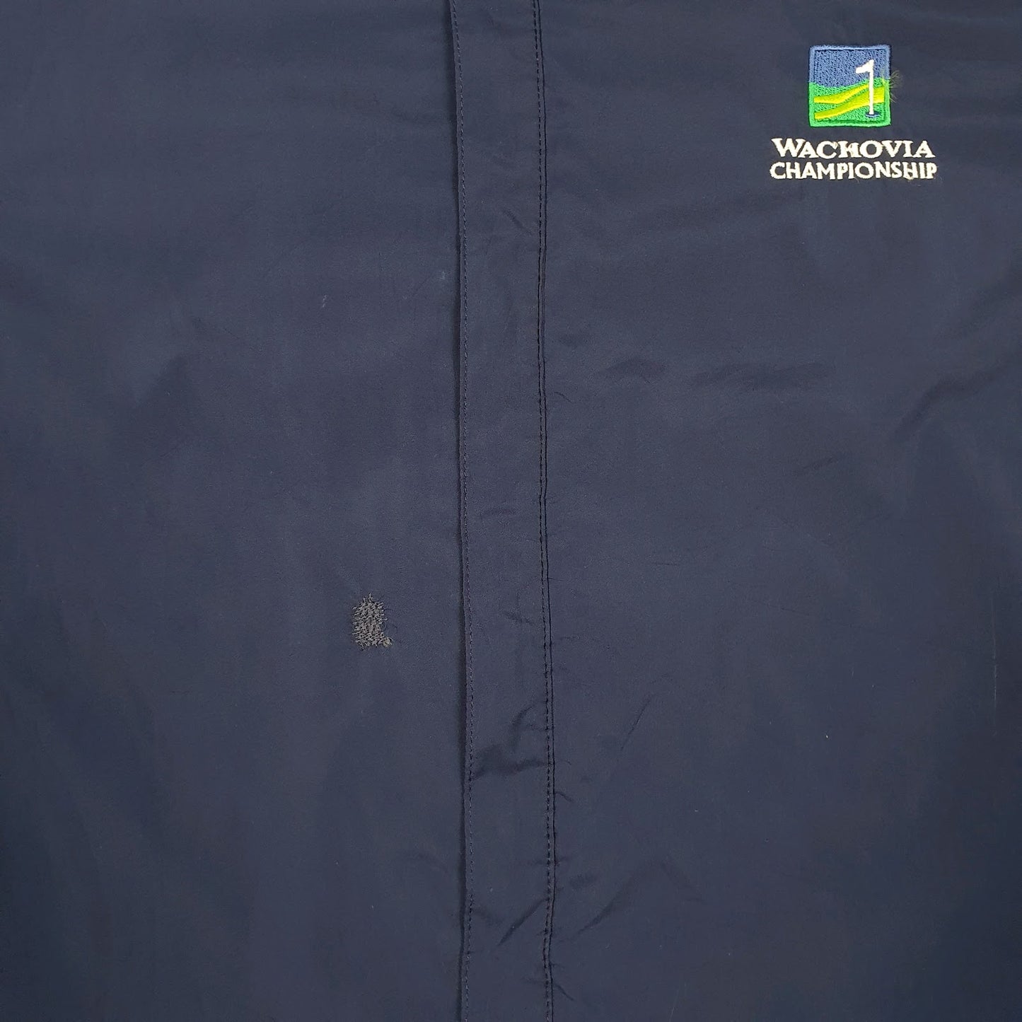 Mens Navy Polo Ralph Lauren Golf Wachovia Championship Turtle Neck Coat