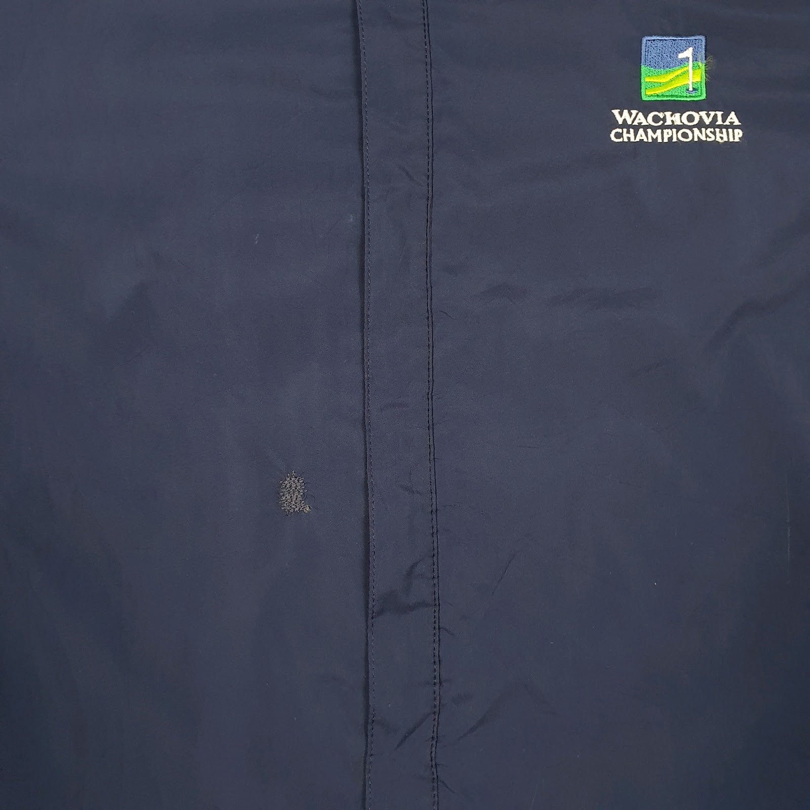 Mens Navy Polo Ralph Lauren Golf Wachovia Championship Turtle Neck Coat