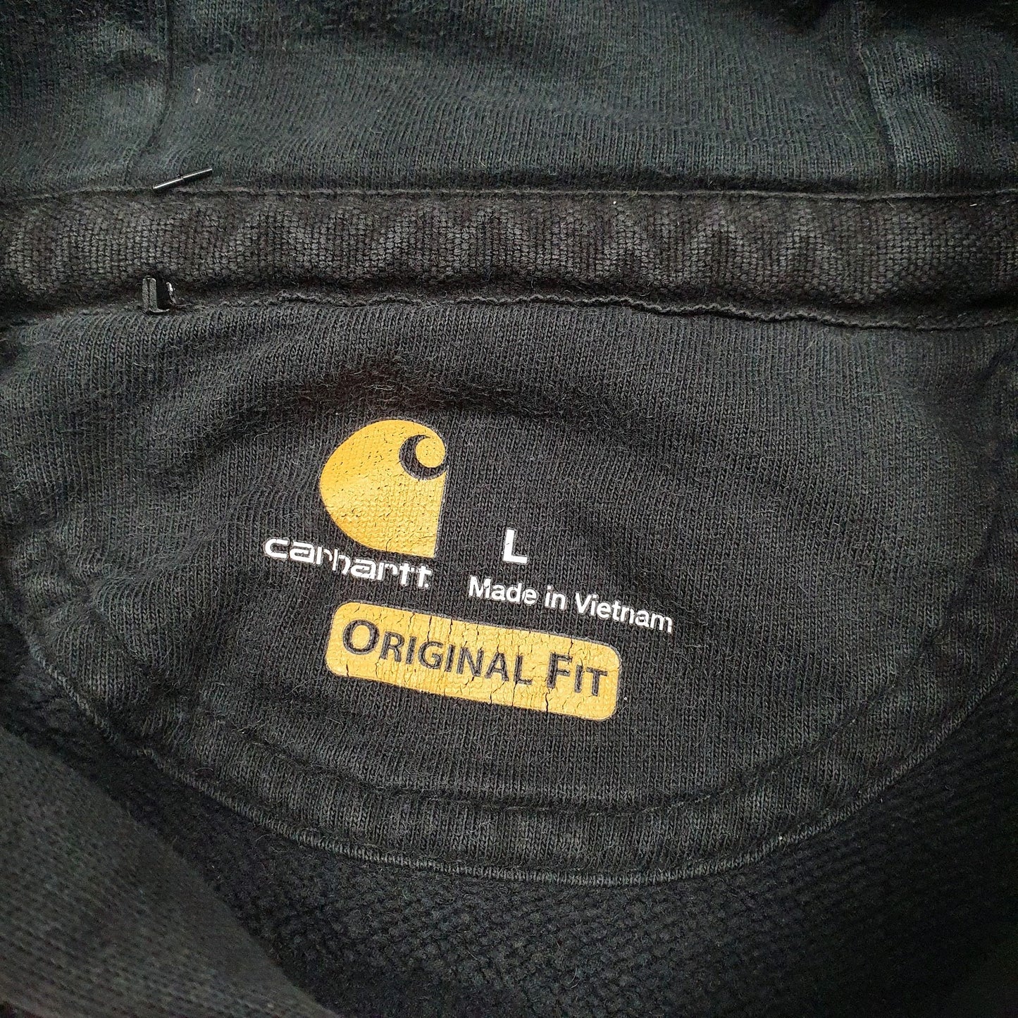Mens Black Carhartt  Hoodie Jumper