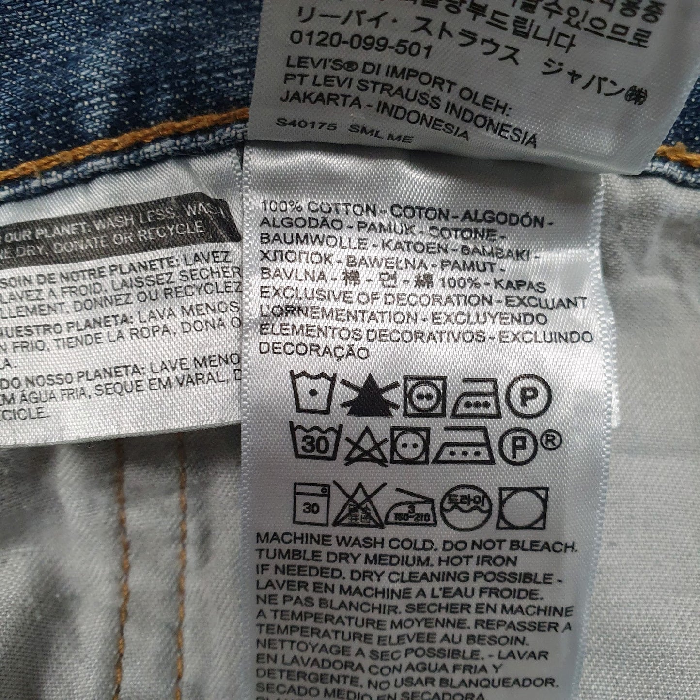 Mens Blue Levis   Jeans