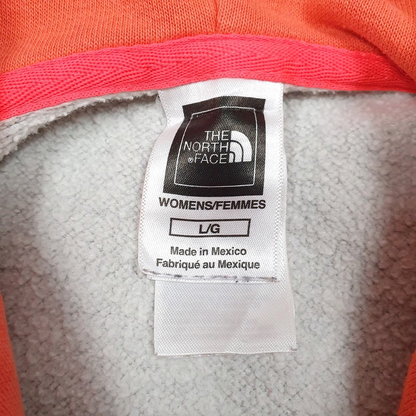 Womens Grey The North Face Spellout Hoodie Jumper