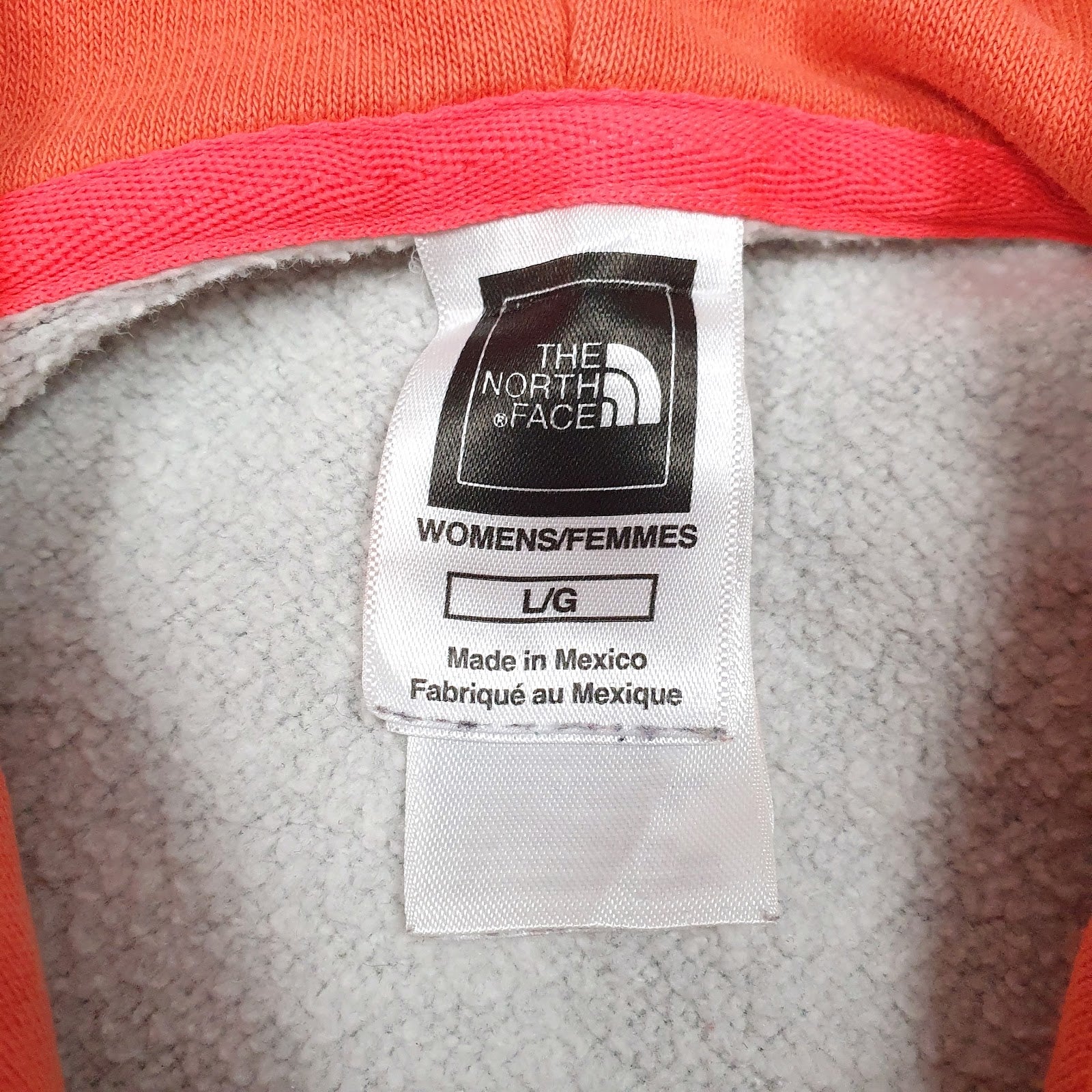 Womens Grey The North Face Spellout Hoodie Jumper