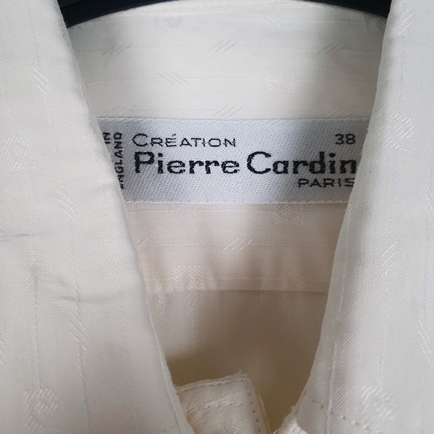 Mens Cream Pierre Cardin   Shirt
