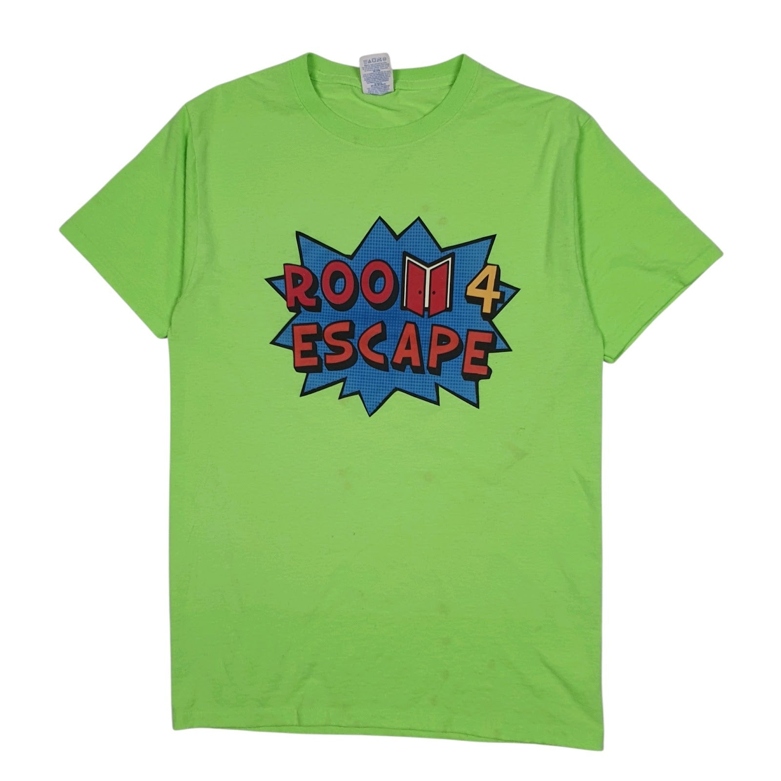 Mens Green Jerzees  Short Sleeve T Shirt