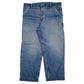 Mens Blue Carhartt Distressed Carpenter JeansW38 L27