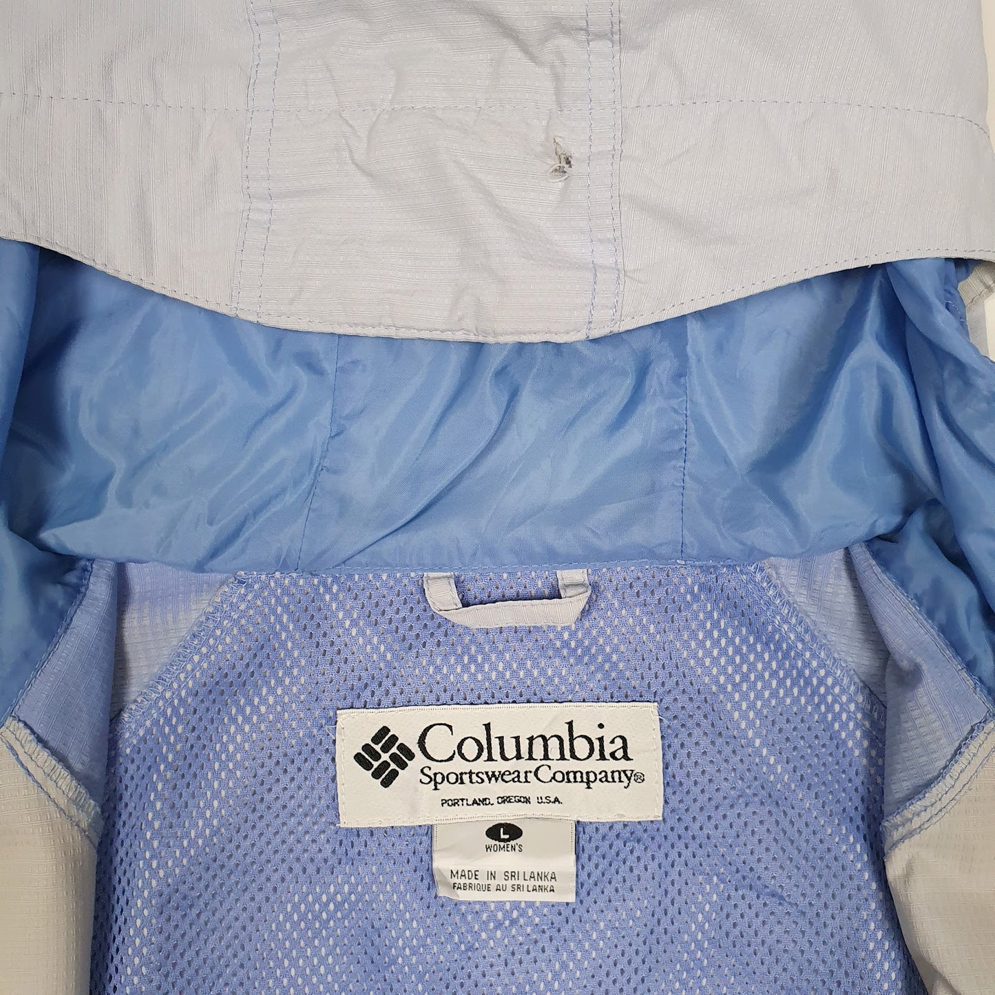 Womens Blue Columbia Sportswear Company Packable Crewneck Coat