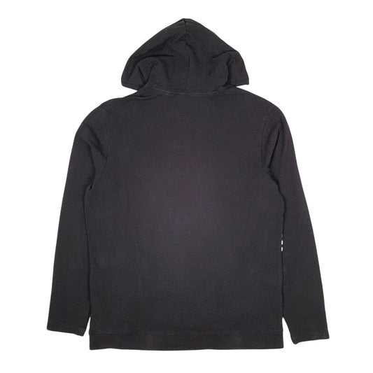Mens Black Adidas Lightweight Hoodie Jumper