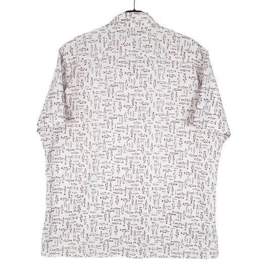 Mens White Eddie Bauer Graphic  Shirt