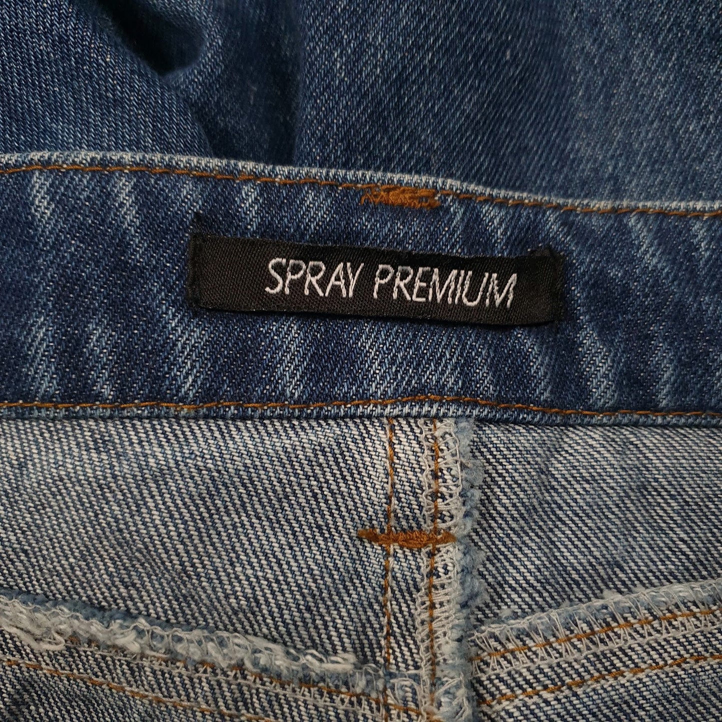 Womens Blue Spray Premium   Jeans