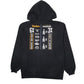 Mens Black Reebok Steel City Pittsburgh Steelers Penguins NFL NHL Hoodie Jumper