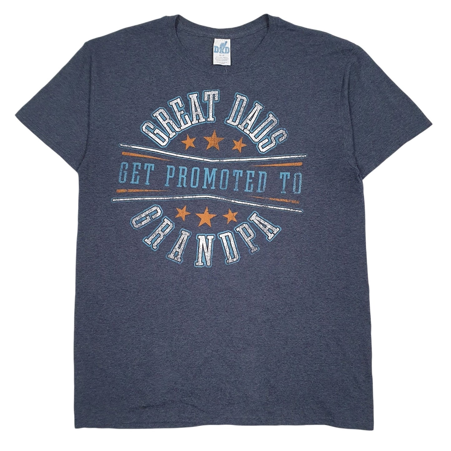 Mens Grey Dad  Short Sleeve T Shirt