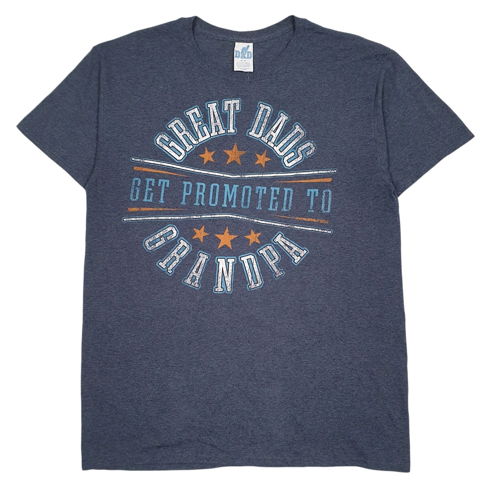 Mens Grey Dad  Short Sleeve T Shirt