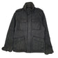 Mens Grey H&M Military Navy  Coat