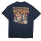 Mens Navy Harley Davidson Motorcycles  T Shirt
