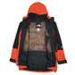 Womens Orange The North Face Goretex Hoodie Coat