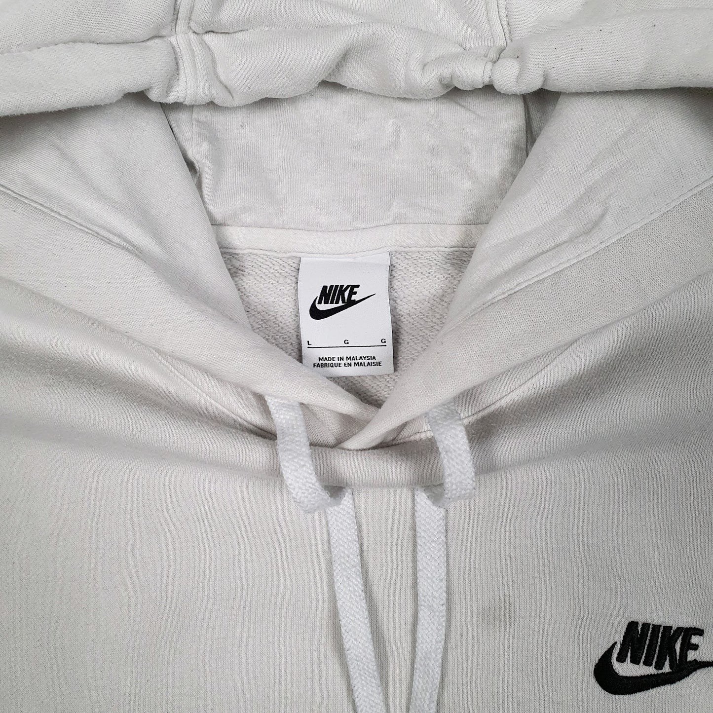 Mens White Nike  Hoodie Jumper