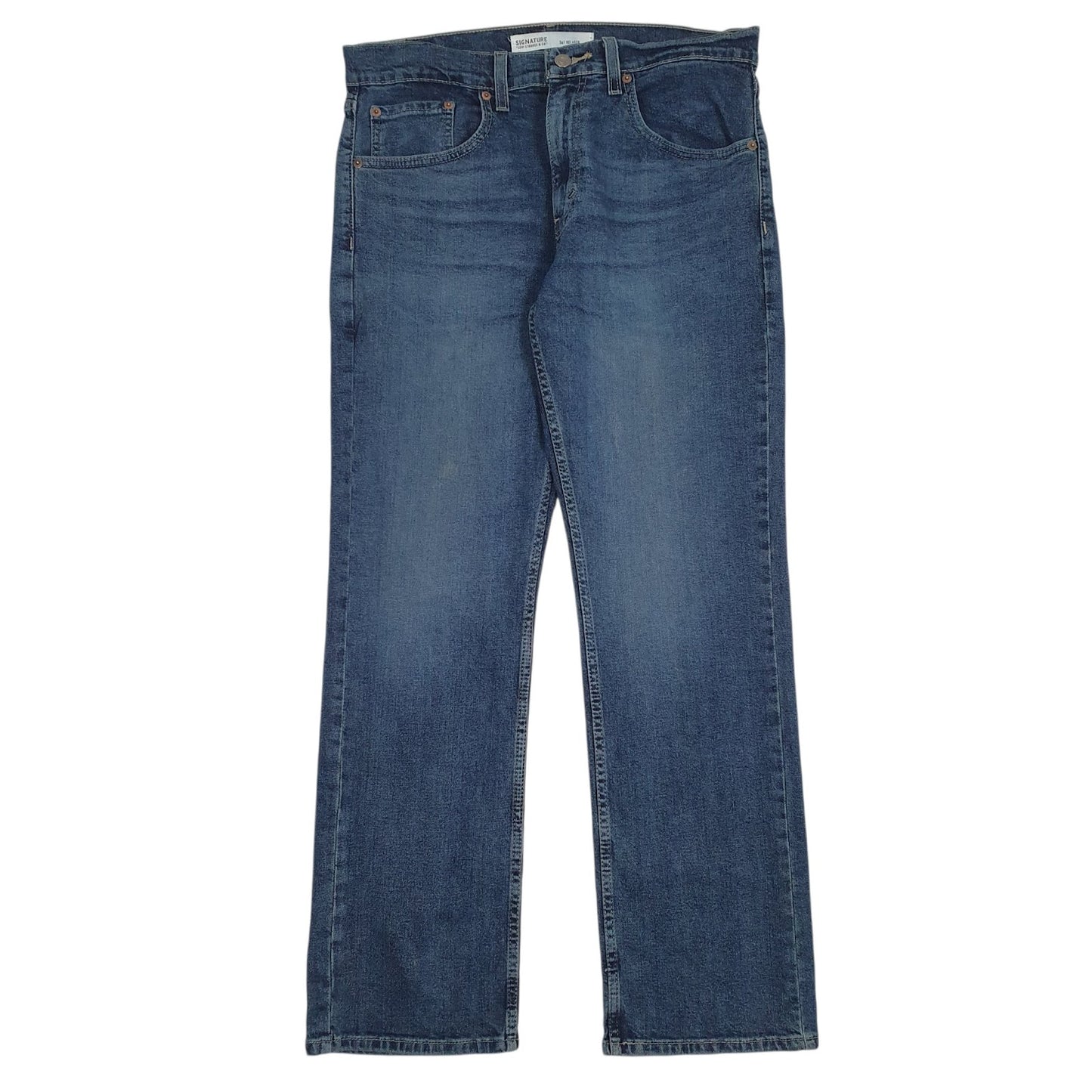 Mens Blue Levis  Signature JeansW32 L30