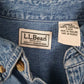 Mens Blue L.L.Bean Denim  Shirt
