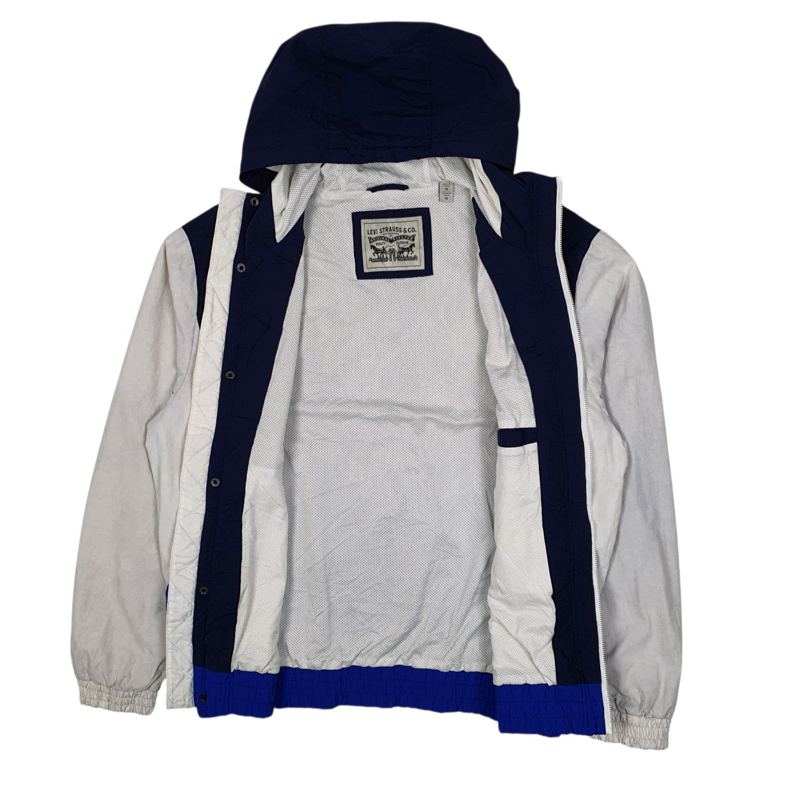 Mens Navy Levis   Coat