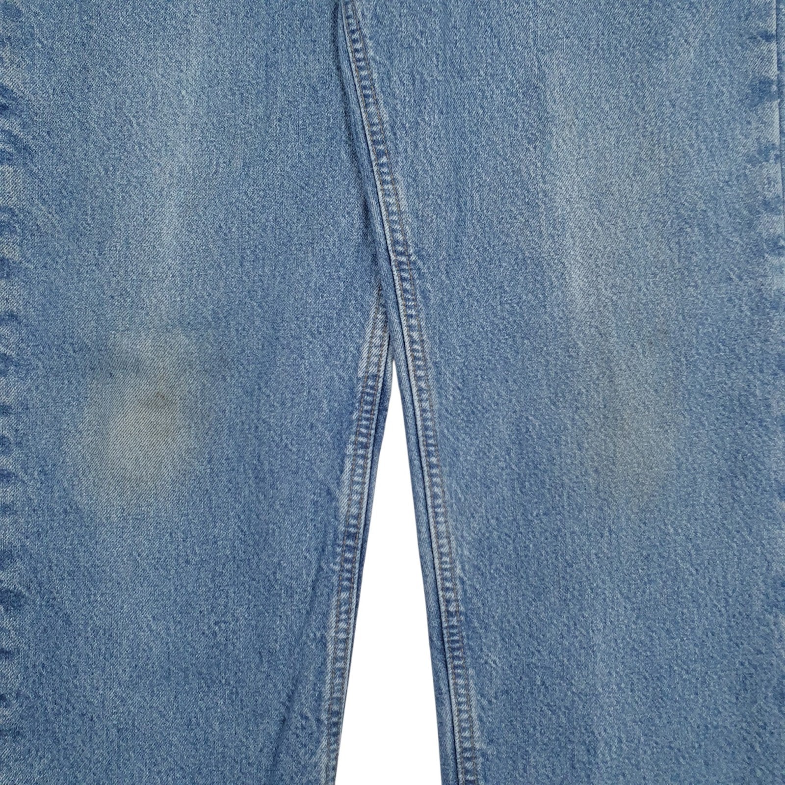 Mens Blue Carhartt Flannel Lined  Jeans