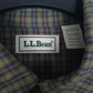 Mens Green L.L.Bean Vintage 90s Made In USA  Shirt