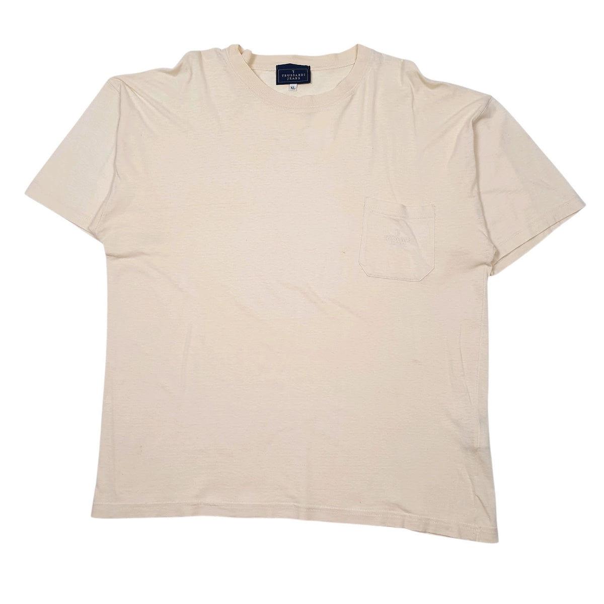 Mens Yellow Trussardi  Short Sleeve T Shirt