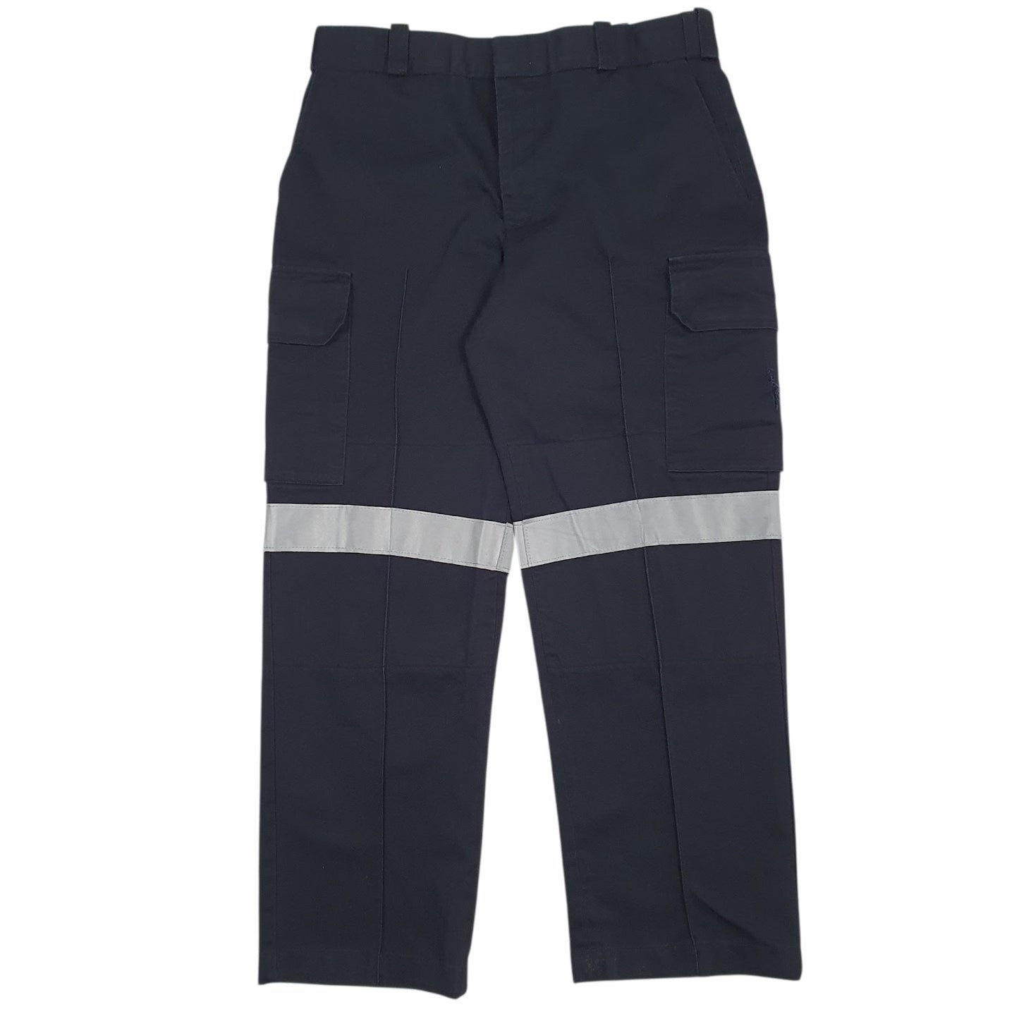 Mens Black Unbranded Workwear Cargo Trousers