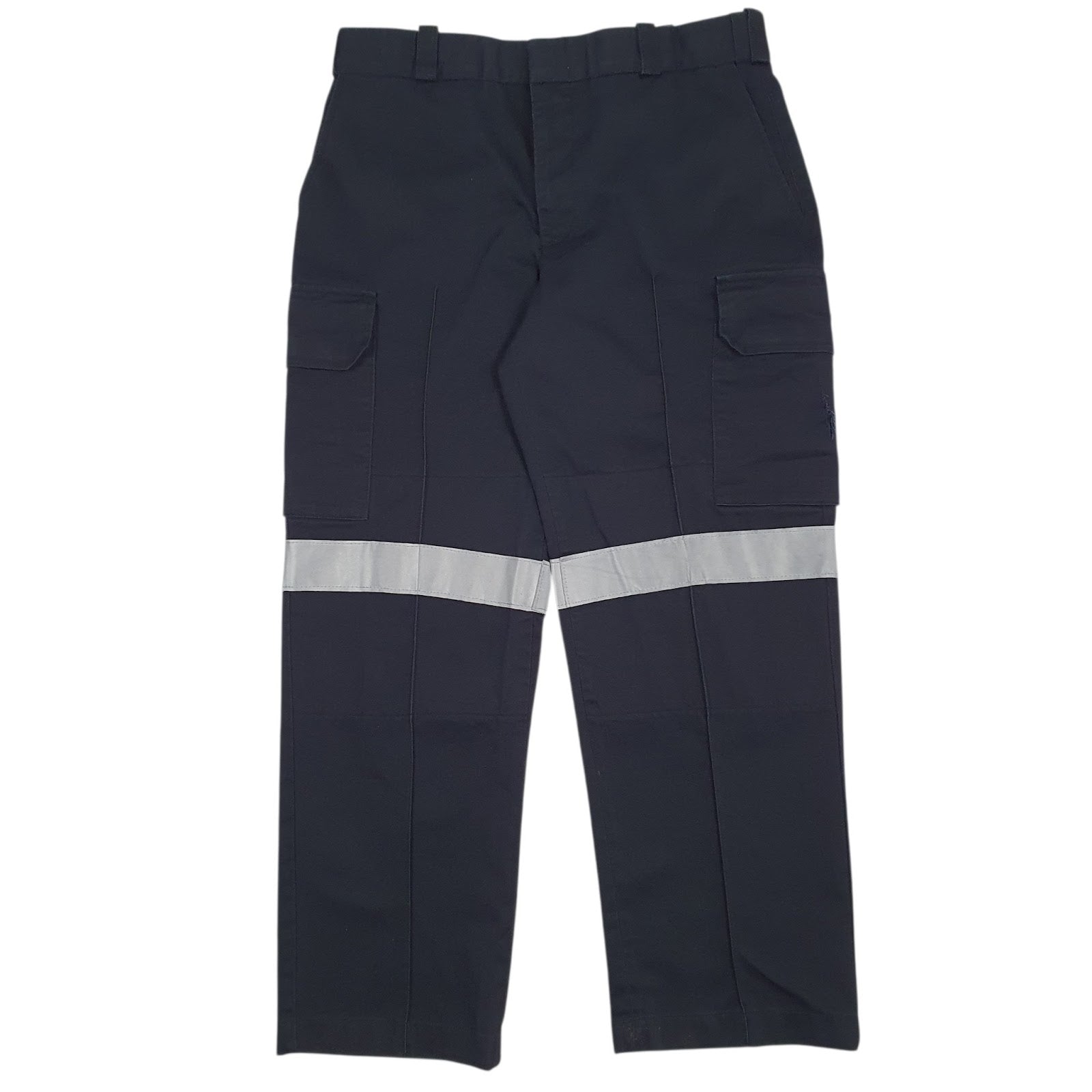 Mens Black Unbranded Workwear Cargo Trousers