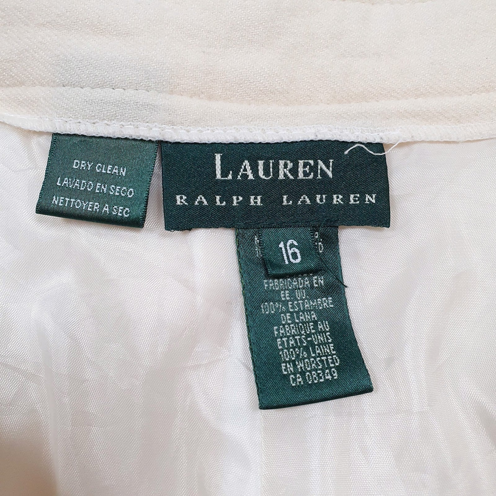 Womens Cream Lauren Ralph Lauren Pleated Hoodie Trousers