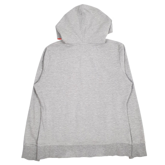 Womens Grey The North Face Spellout Hoodie Jumper