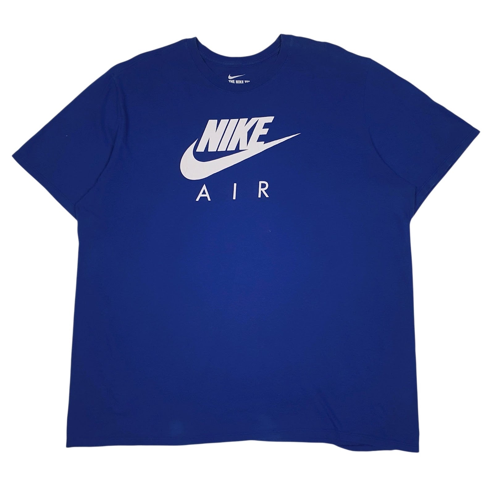 Mens Blue Nike Spellout Short Sleeve T Shirt