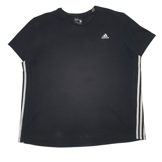 Mens Black Adidas Climalite Short Sleeve T Shirt