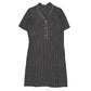 Womens Black Unbranded Tea Short Sleeve Dress