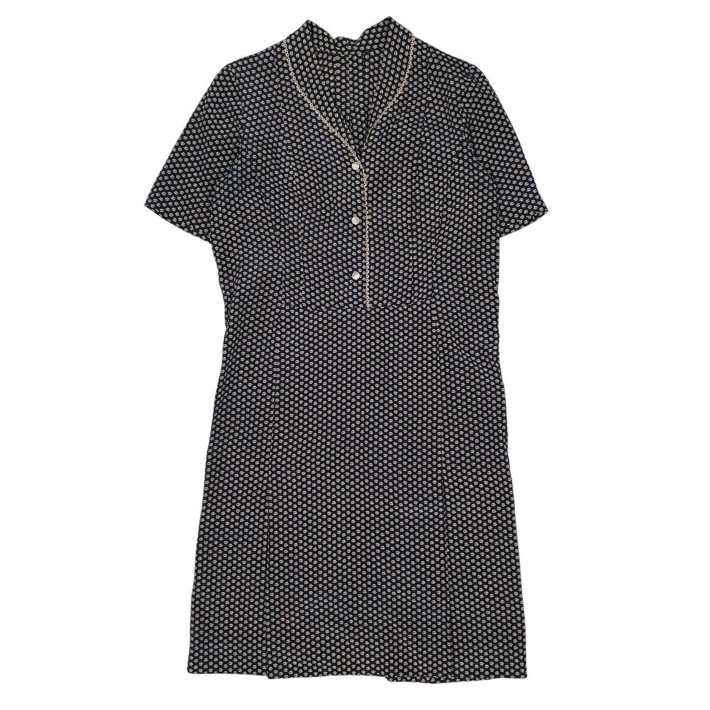 Womens Black Unbranded Tea Short Sleeve Dress