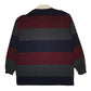 Mens Navy Haggar Rugby  Polo Shirt