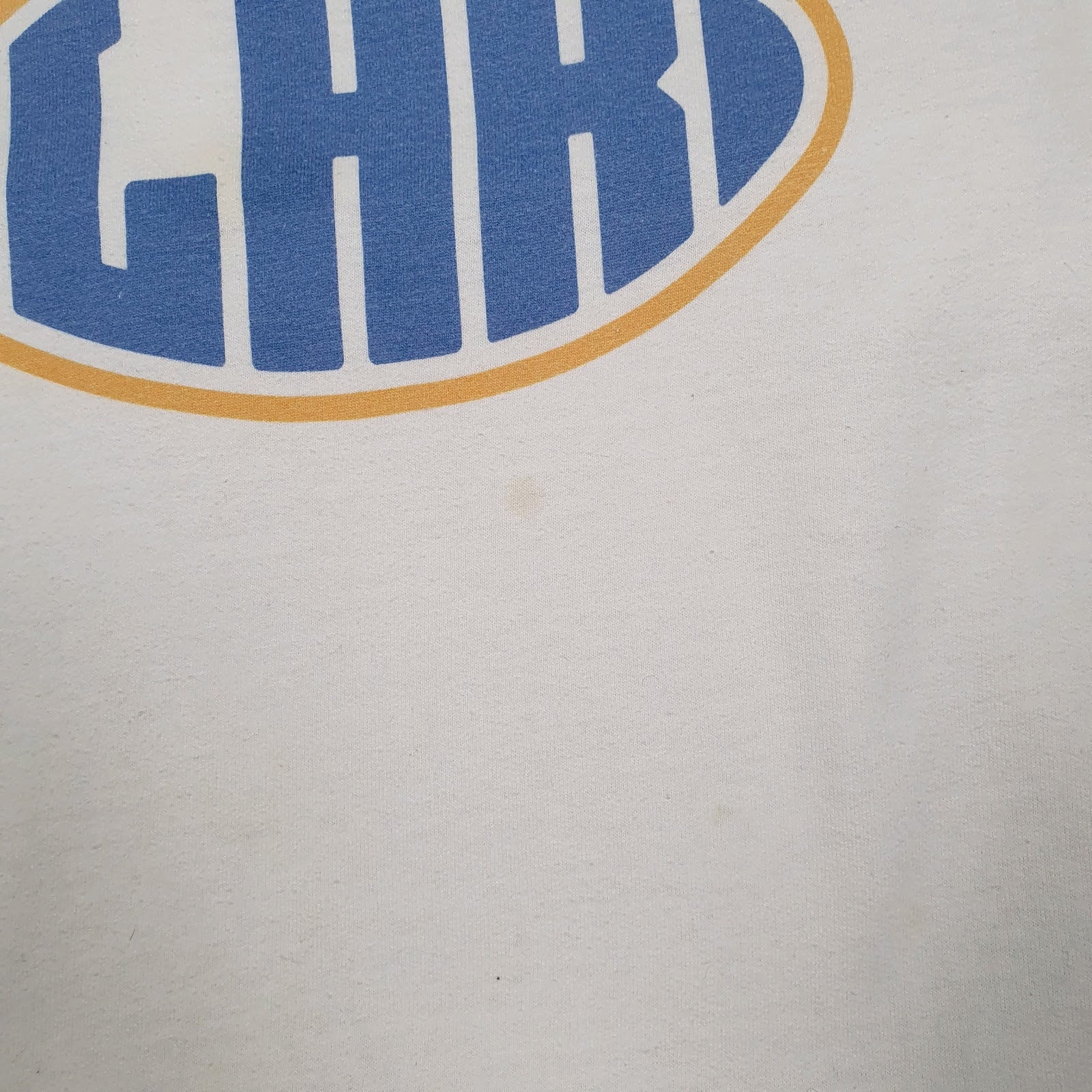 Mens White Champion Goattalk LA Rams NFL Crewneck Jumper