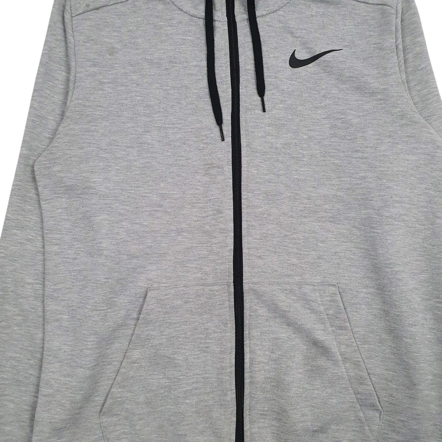 Mens Grey Nike Dri-Fit Hoodie Jumper