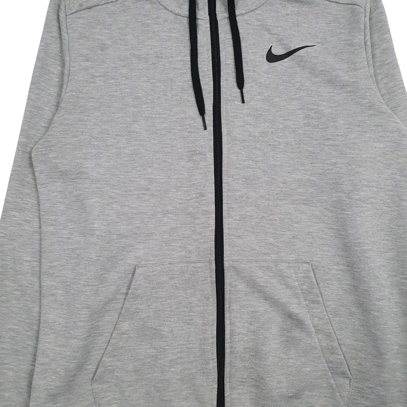 Mens Grey Nike Dri-Fit Hoodie Jumper