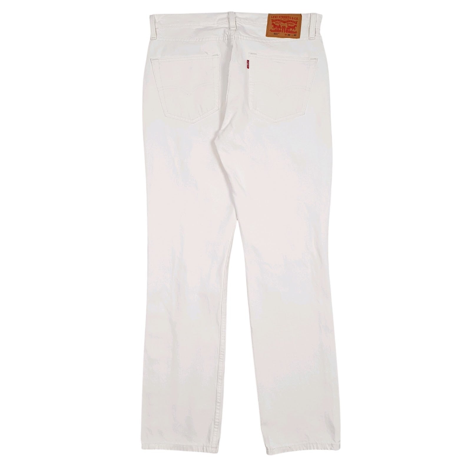 Mens White Levis Distressed  Jeans