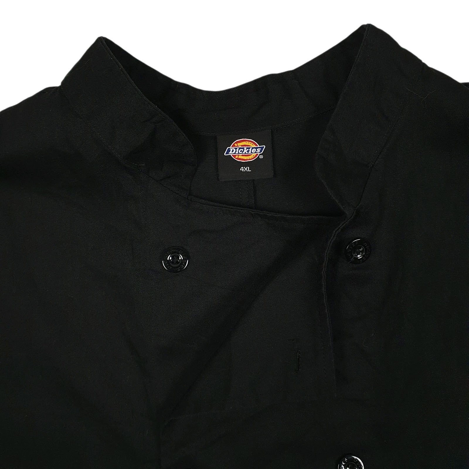 Mens Black Dickies Chefs Crewneck Coat
