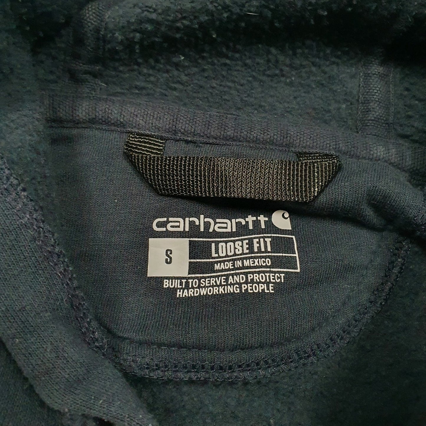 Mens Navy Carhartt  Hoodie Jumper