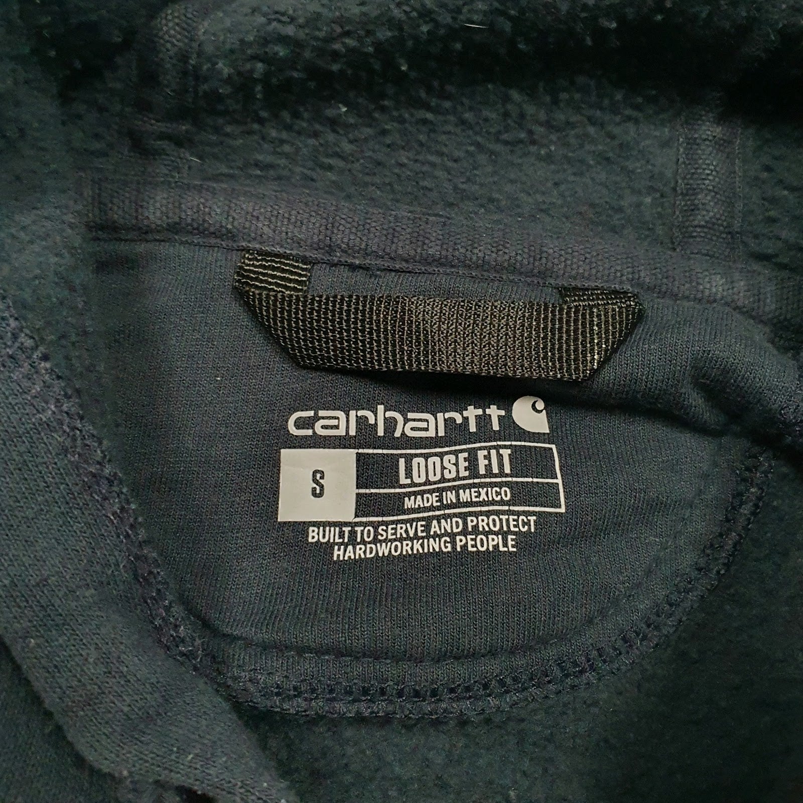 Mens Navy Carhartt  Hoodie Jumper