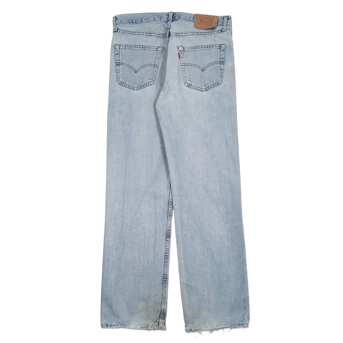 Mens Blue Levis Vintage 90s Distressed  Jeans