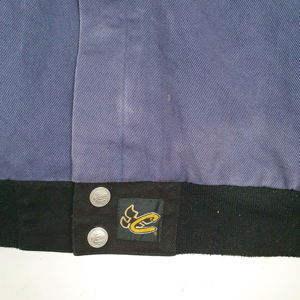 Mens Navy Chase Authentics Michael Waltrip SIGNED Vintage Napa  Coat