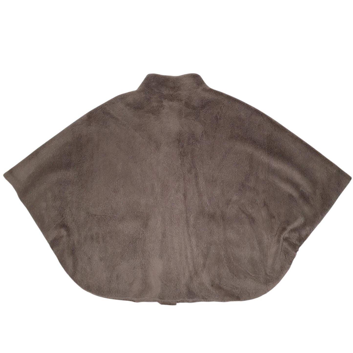 Womens Grey Rino & Pelle Cloak Throw Shoal Quarter Zip Coat